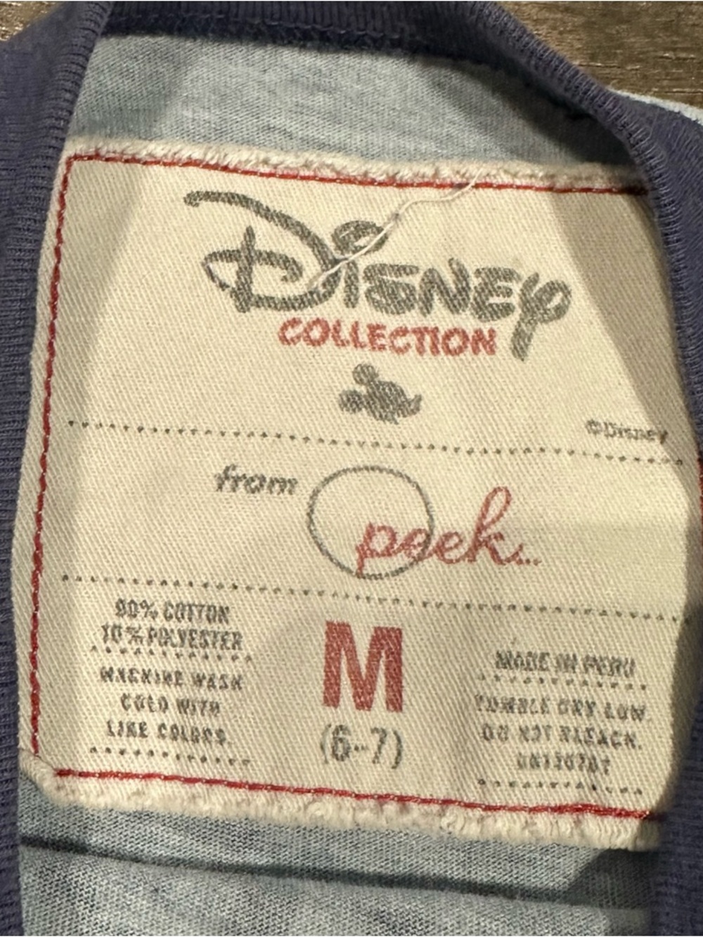 Peek Disney Ringer Tee - Picture 7 of 7